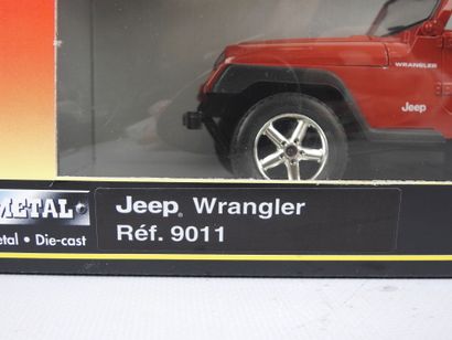 SOLIDO Jeep Wrangler, rouge foncé. 1/18....