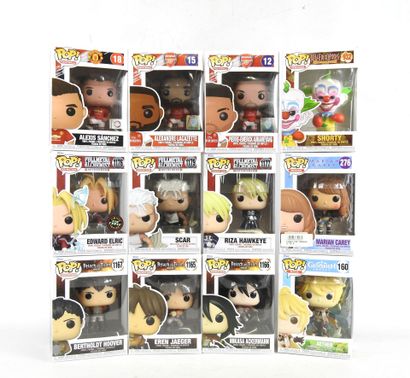 FUNKO POP : 12 figurines de collection diverses...