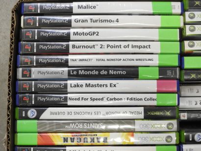 XBOX - XBOX 360 - PLAYSTATION : 65 jeux vidéos...