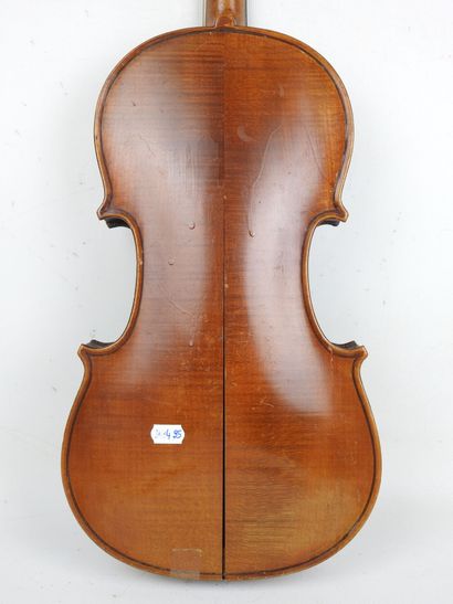 VIOLON d'étude, étiquette apocryphe Stradivarius....