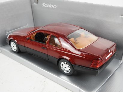 SOLIDO Mercedes 600S coupé, bordeaux. 1/18....