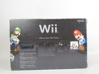WII : Coffret avec console noire RVL-101,...