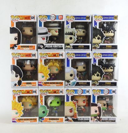 FUNKO POP : 12 figurines de collection de...