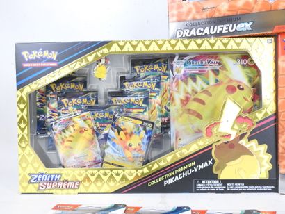 POKEMON : 3 coffrets de cartes à jouer et...