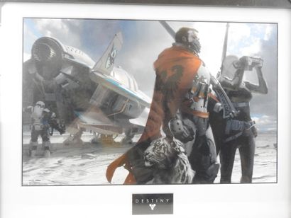 TABLEAUX : 3 affiches encadrées sur Attack...