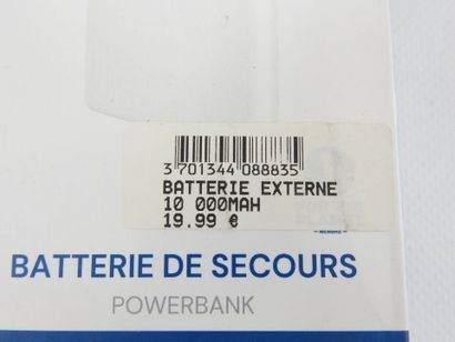FAIRPLAY : 2 batteries de secours 10.000mAh,...