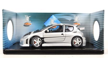 SOLIDO Peugeot 206 Tuning, gris métal et...