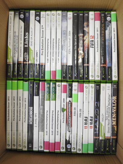 XBOX - XBOX 360 : 40 jeux vidéos divers dont...