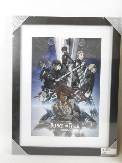 TABLEAUX : 3 affiches encadrées sur Attack...
