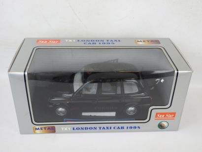 SUN STAR LTI 1998 taxi londonien, noir. 1/18...