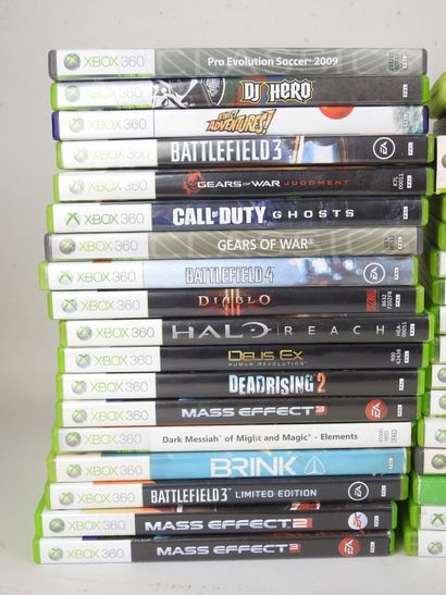 XBOX 360 : 50 jeux vidéos dont Gears of War...