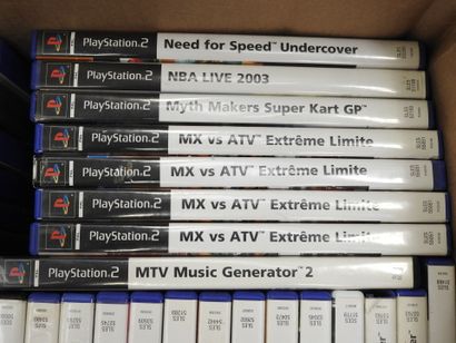 PLAYSTATION 2 : Environs 70 jeux vidéos divers...