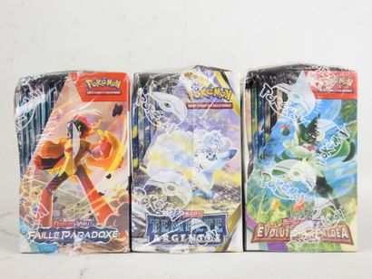 POKEMON : 3 coffrets de cartes à jouer et...