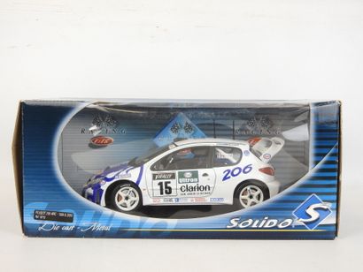 SOLIDO Peugeot 206 Tour de Corse 1999 (N°...