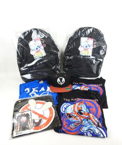 ACCESSOIRES : Lot comprenant deux sacs à...