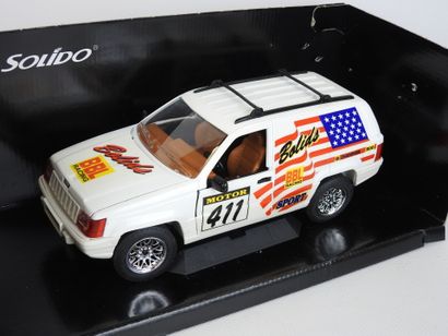 SOLIDO Jeep Wrangler rallye (N°411), blanc,...