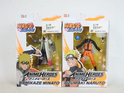 NARUTO : 4 figurines Anime Heroes :
- Uzumaki...