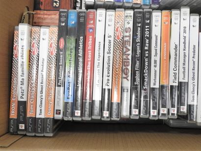 PSP - PS3 : Environ 120 jeux vidéos dont...