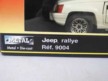 SOLIDO Jeep Wrangler rallye (N°411), blanc,...