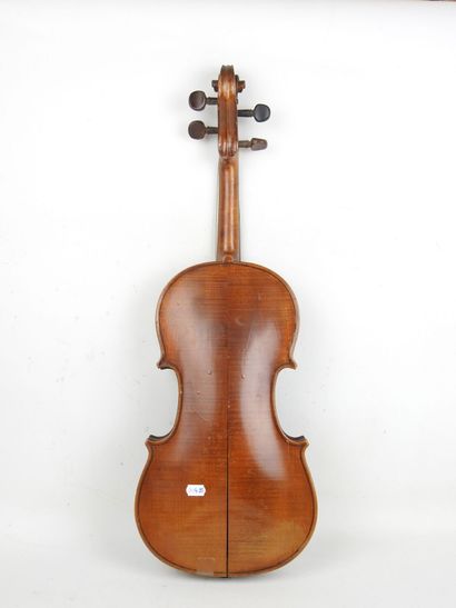 VIOLON d'étude, étiquette apocryphe Stradivarius....