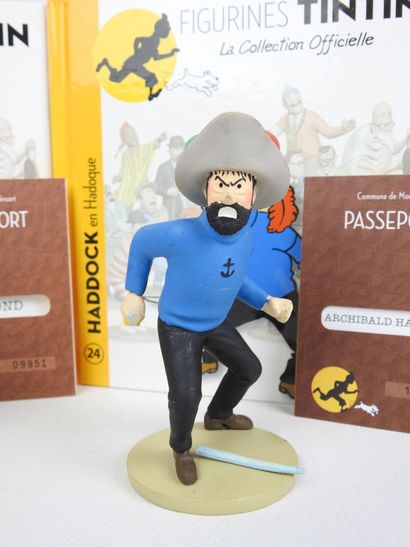 HERGE - TINTIN - MOULINSART : 3 figurines...