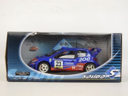 SOLIDO Peugeot 206 Rallye Catalogne Costa-Brava...