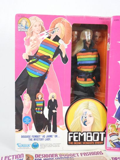 KENNER : The Bionic Woman et Fembot avec...