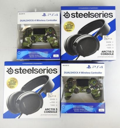 PLAYSTATION 4 : 2 manettes Dualshock 4 Wireless...