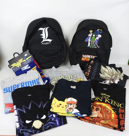 LOT comprenant 2 sacs à dos noir HunterXHunter...
