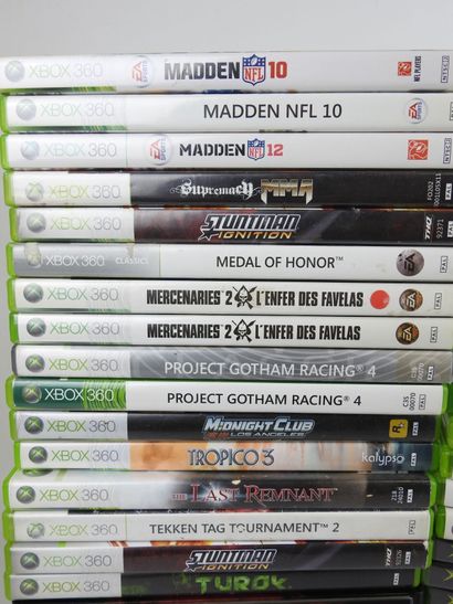 XBOX 360 : 54 jeux vidéos divers dont un...