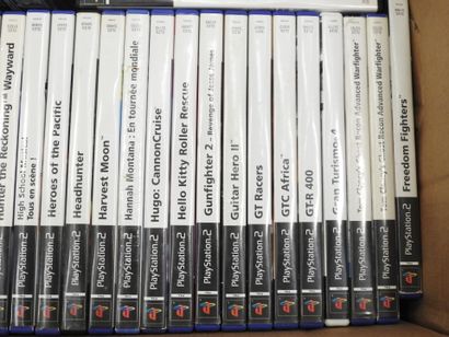 PLAYSTATION 2 : Environs 70 jeux vidéos divers...