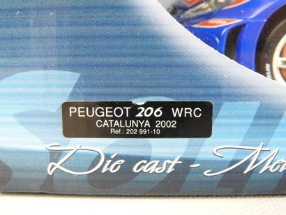 SOLIDO Peugeot 206 Rallye Catalogne Costa-Brava...