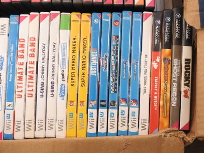 WII - NINTENDO : Environ 150 jeux vidéos...