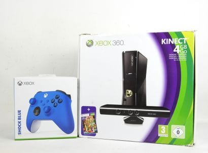XBOX 360 - Kinet 4GB Go. Coffret avec console...