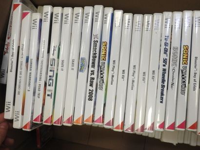WII - NINTENDO : Environ 150 jeux vidéos...