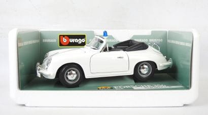BURAGO Porsche 356 1964 cabriolet 'Rijkspolitie',...