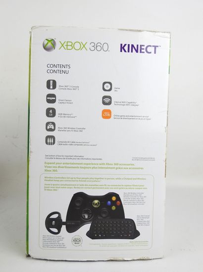 XBOX 360 - Kinet 4GB Go. Coffret avec console...