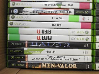 XBOX - XBOX 360 : 40 jeux vidéos divers dont...
