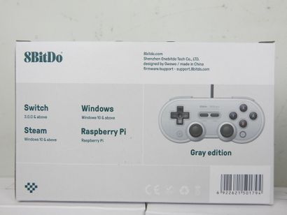 8BitDo : 5 manettes SN30 Pro USB gamepad...