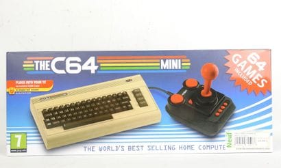 The C64 MINI : Coffret avec 64 jeux inclus,...