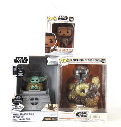 STAR WARS : 3 figurines de collection :
-...
