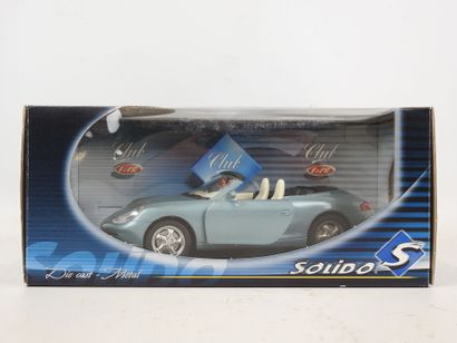 SOLIDO Porsche Carrera roadster, bleu clair...