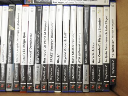 PLAYSTATION 2 : Environs 70 jeux vidéos divers...