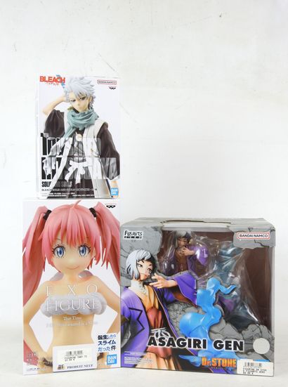 ANIME JAPONAIS : 3 figurines de collection...