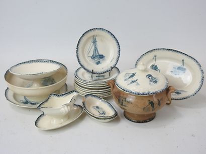 Creil Montereau: Earthenware 