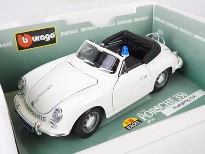 BURAGO Porsche 356 1964 cabriolet 'Rijkspolitie',...