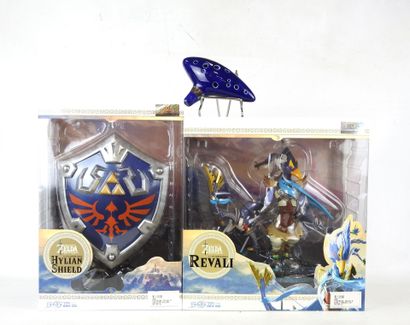 ZELDA : 2 figurines de collection et un ocarina...