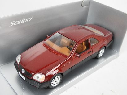 SOLIDO Mercedes 600S coupé, bordeaux. 1/18....