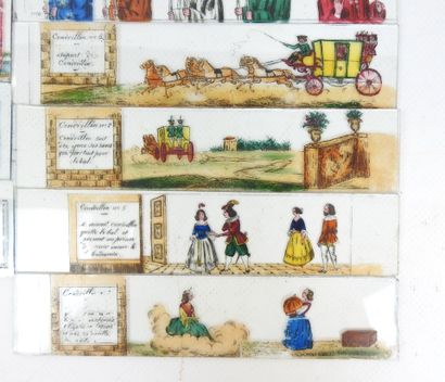 MAGIC LANTern: 12 glass lantern plates illustrated...