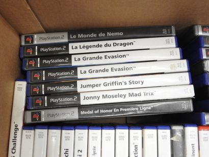 PLAYSTATION 2 : Environs 70 jeux vidéos divers...
